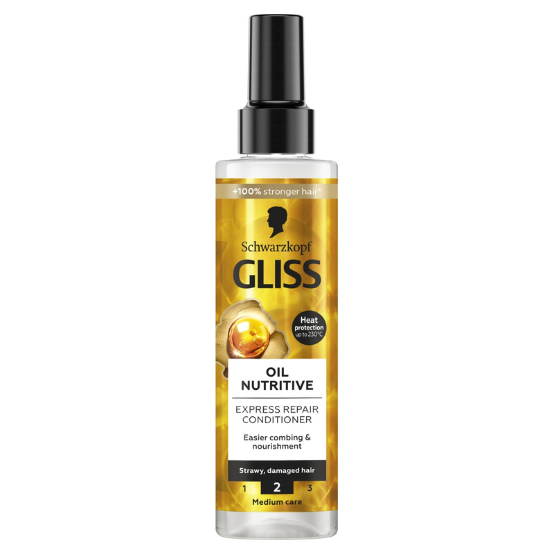 odżywka do włosów w sprayu gliss kur oil nutritive