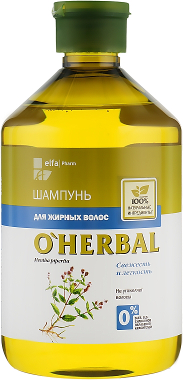 oherbal mietowy szampon