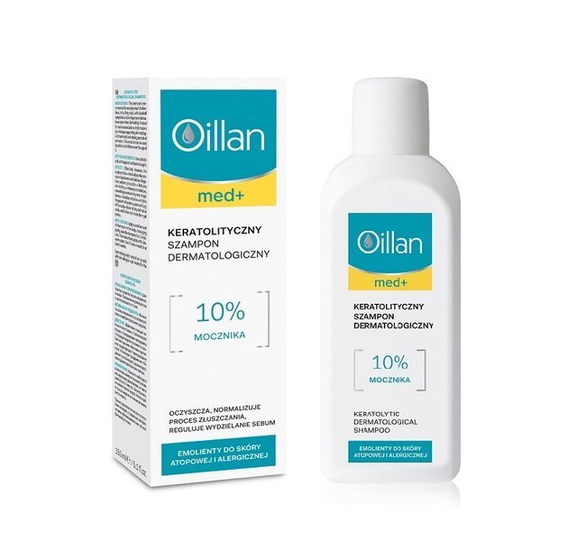 oillan med+ keratolityczny szampon dermatologiczny 150 ml opinie