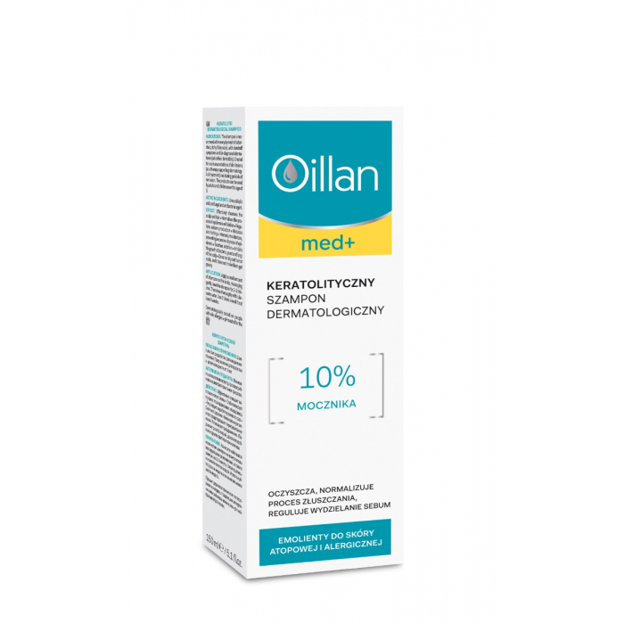 oillan med+ keratolityczny szampon dermatologiczny