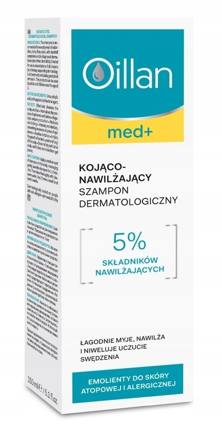 oillan med kojąco nawilżający szampon