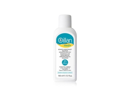 oillan med+ kojąco-nawilżający szampon dermatologiczny 150 ml