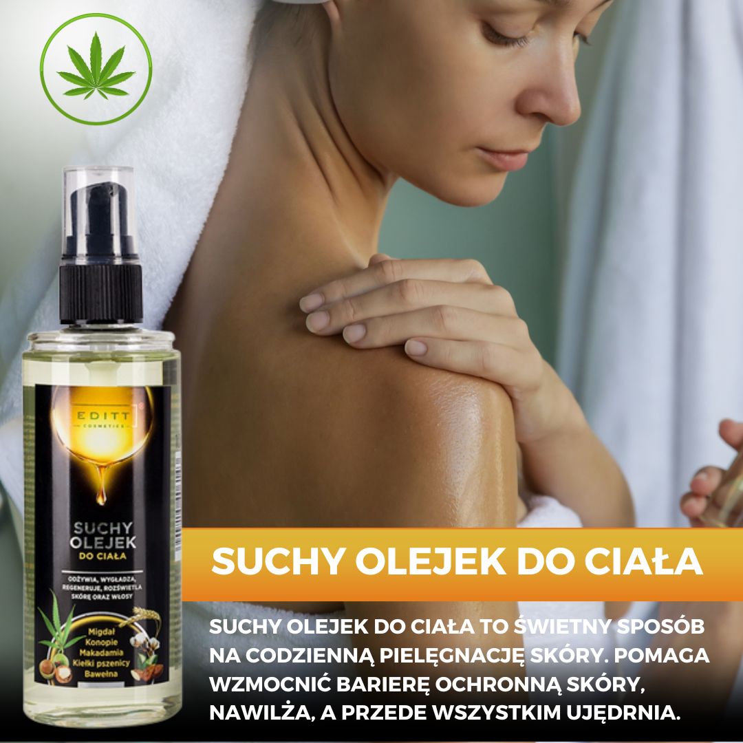 olejek do ciała włosów i twarzy konopia 100 ml