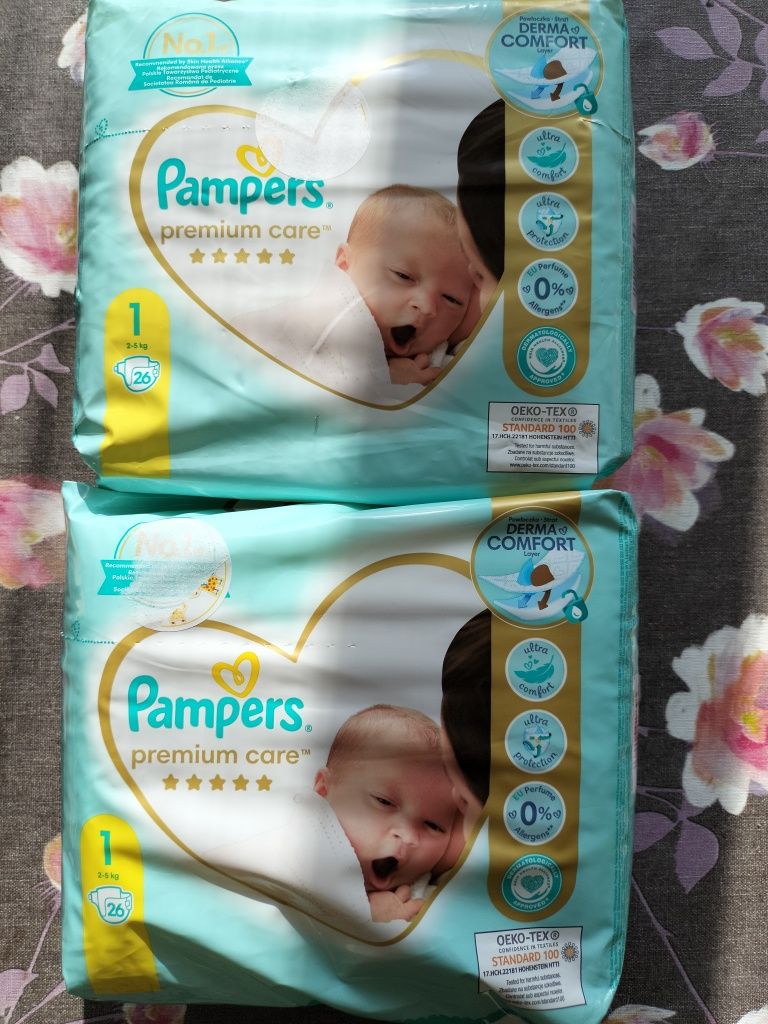 opakowania pampers 1