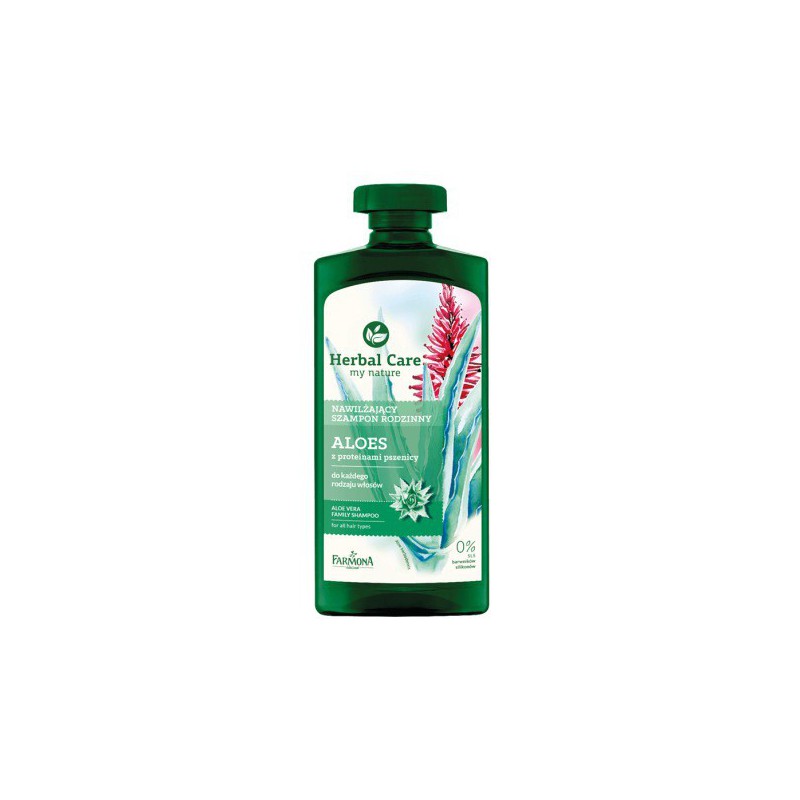 opinie herbal care szampon rodzinny nawilżający aloes 500ml