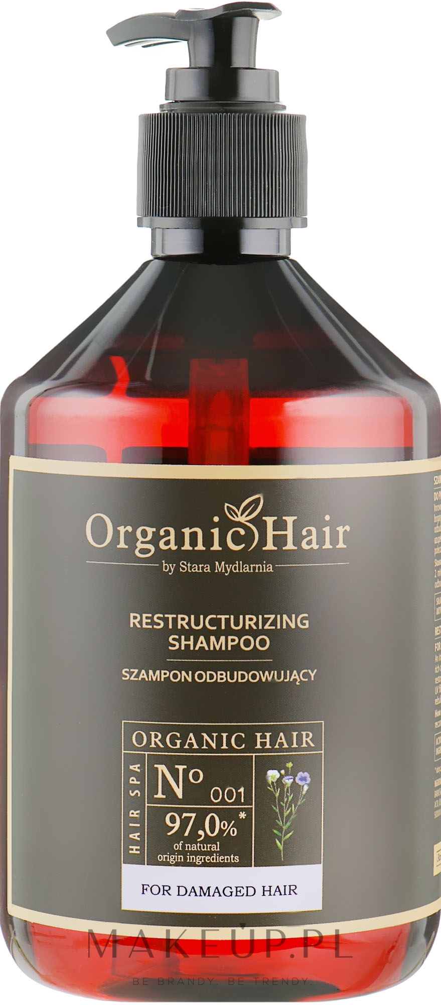 organic hair szampon odbudowujący opinie