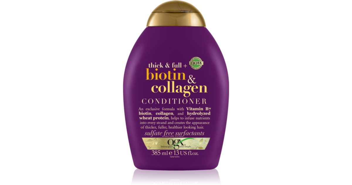 organix biotin & collagen odżywka do włosów biotyna i kolagen