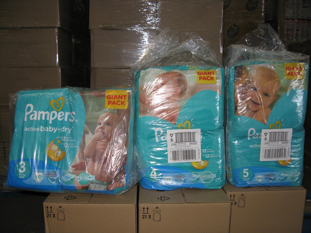 paleta pieluch pampers