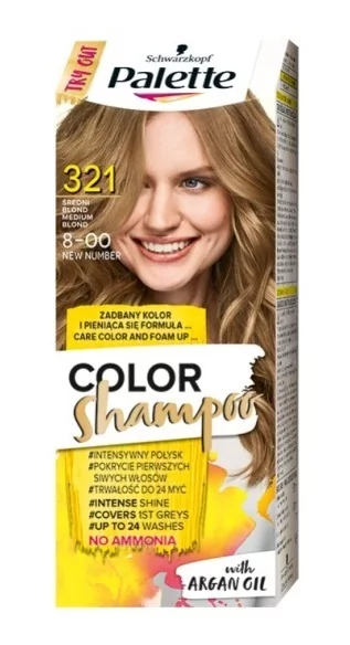 palette color shampoo 317 orzechowy blond szampon koloryzujący