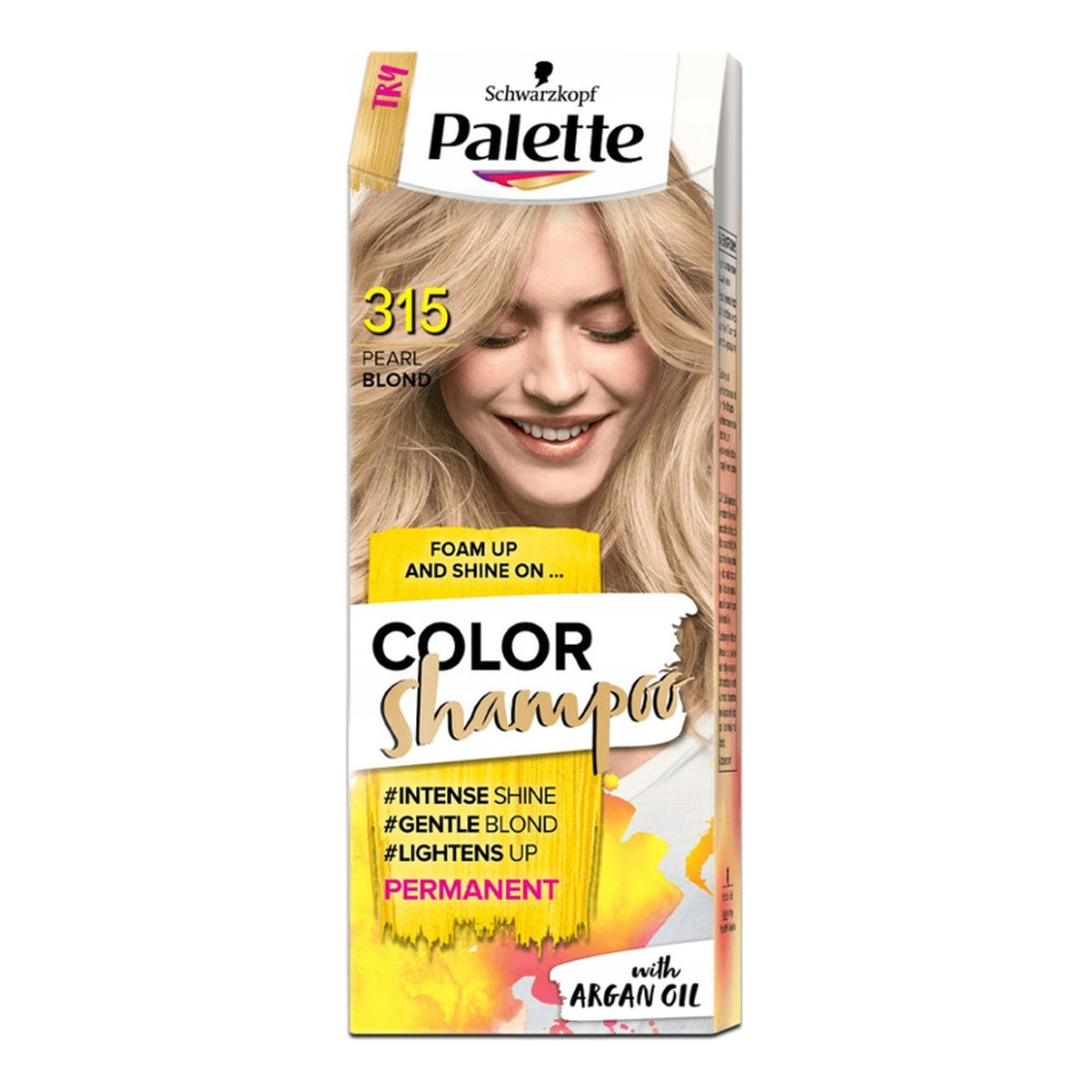 palette color shampoo szampon koloryzujący 315 perłowy blond