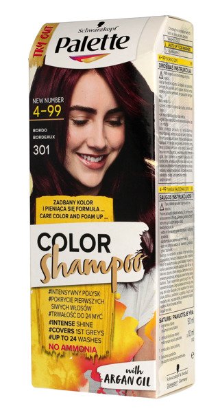 palette color shampoo szampon koloryzujący 339 granatowa czerń