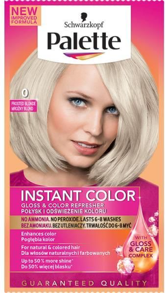 palette instant color szampon koloryzujący mroźny blond