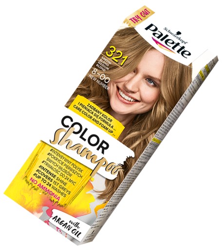 palette szampon koloryzujący średni blond