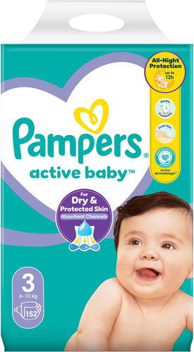 pamper 3 active baby