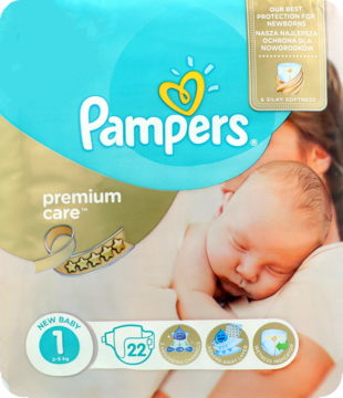 pampers 1 cena 22 sztuki