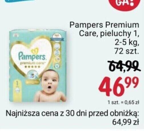 pampers 1 cena rossmann