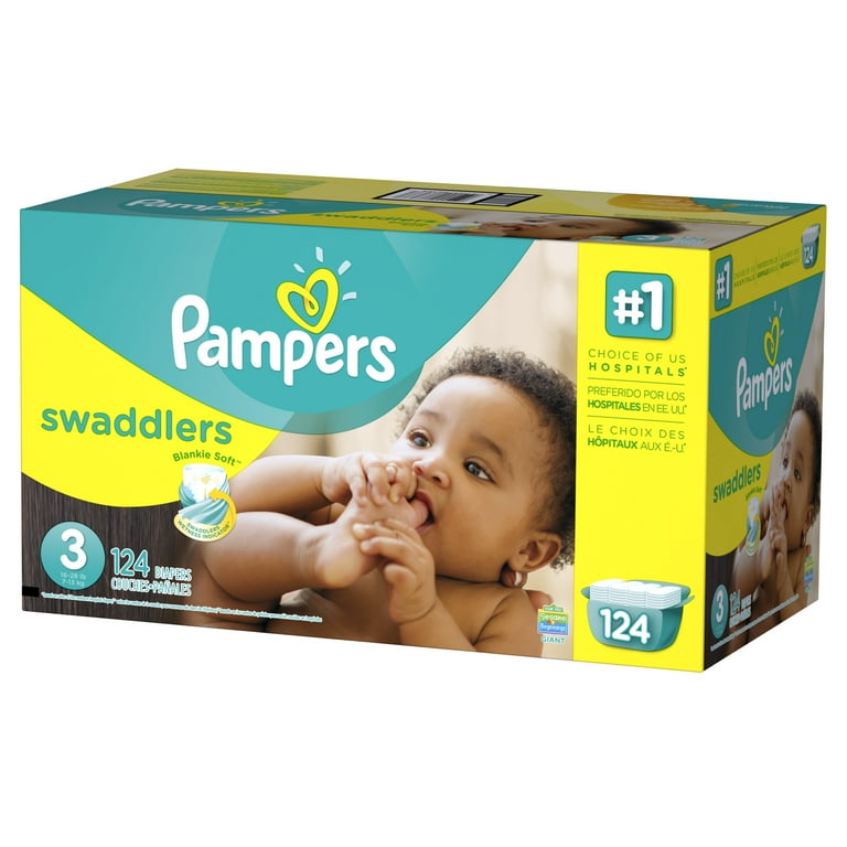 pampers 124 pack