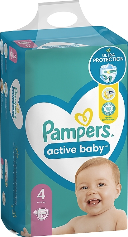 pampers 132 pack 4