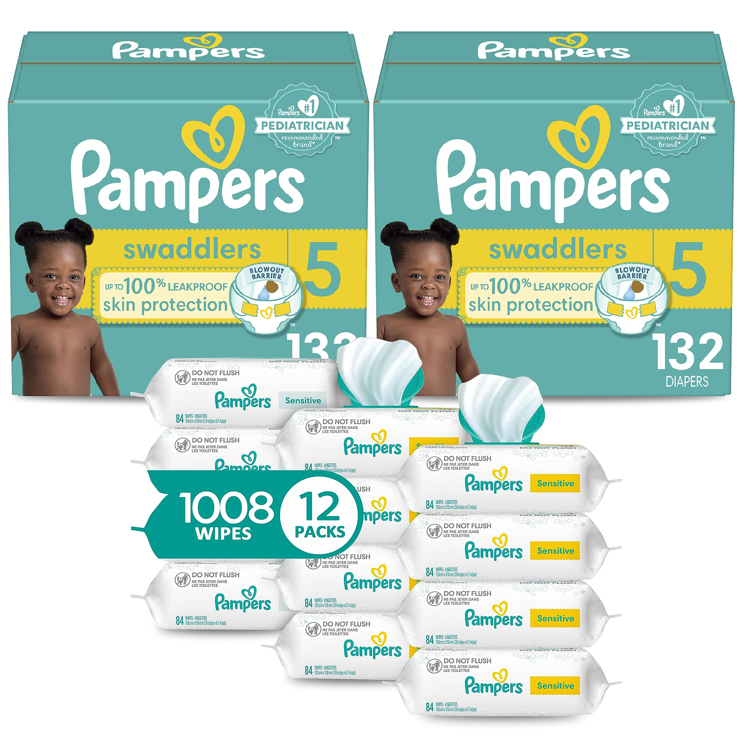 pampers 132 pack 4