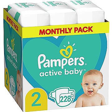 pampers 2 74 szt active baby 2