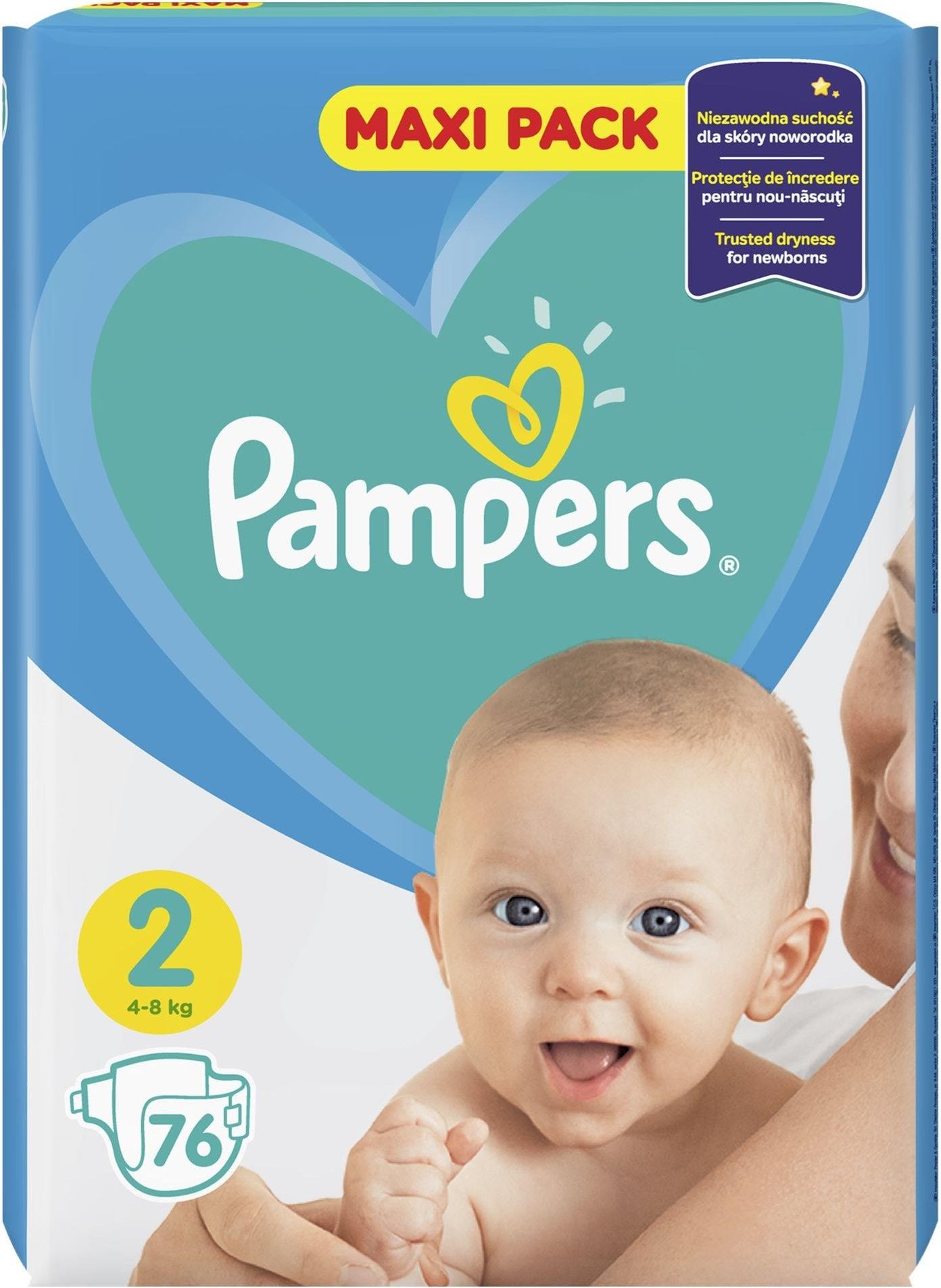 pampers 2 76 szt