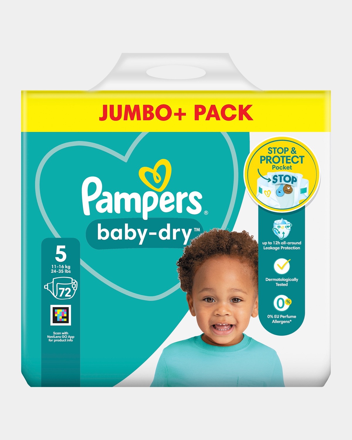 pampers 2 new baby dry 72 szt