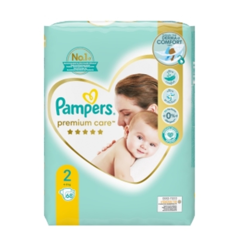 pampers 2 premium care 68