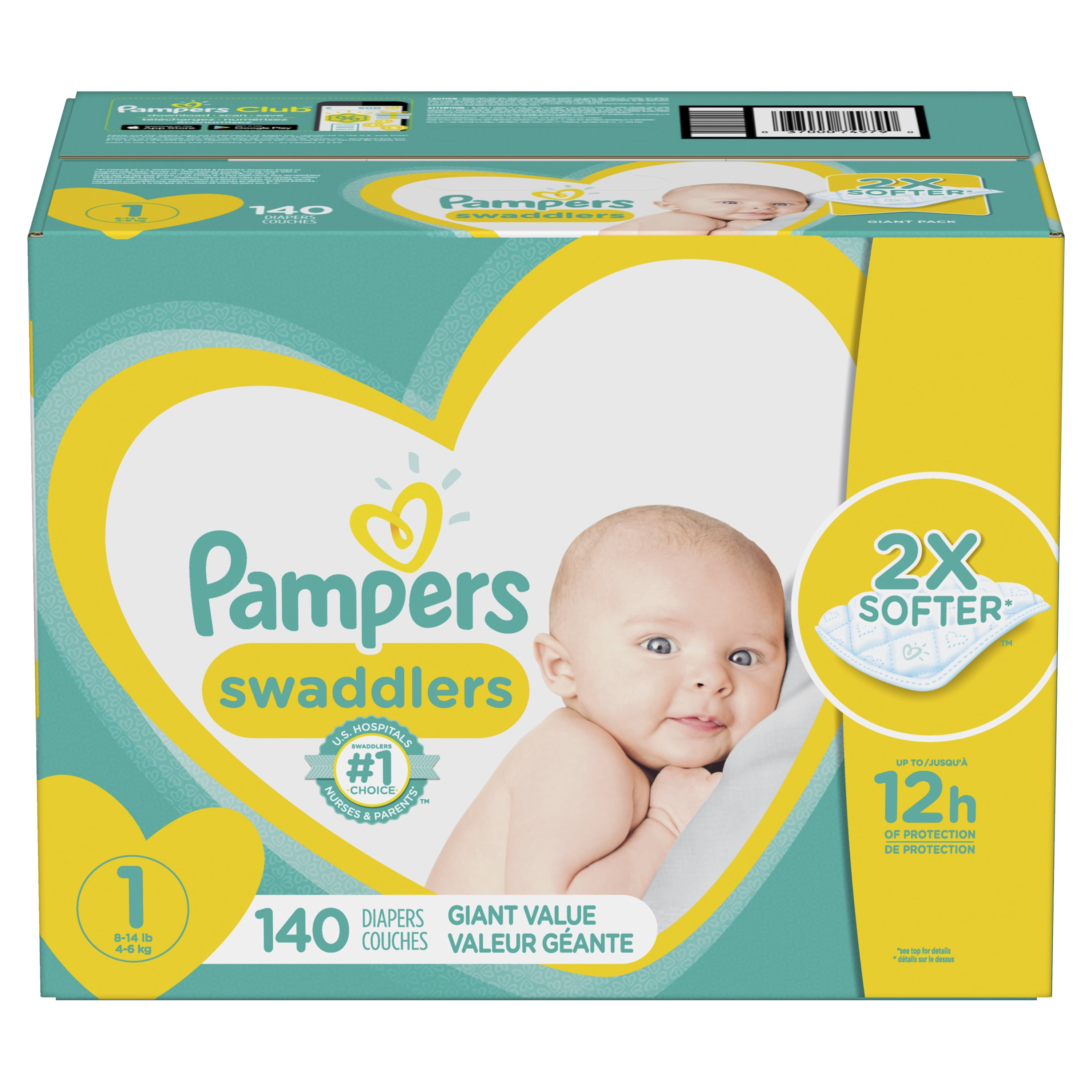 pampers 2 zółte