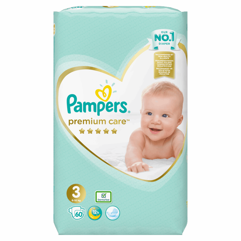 pampers 3 60 szt