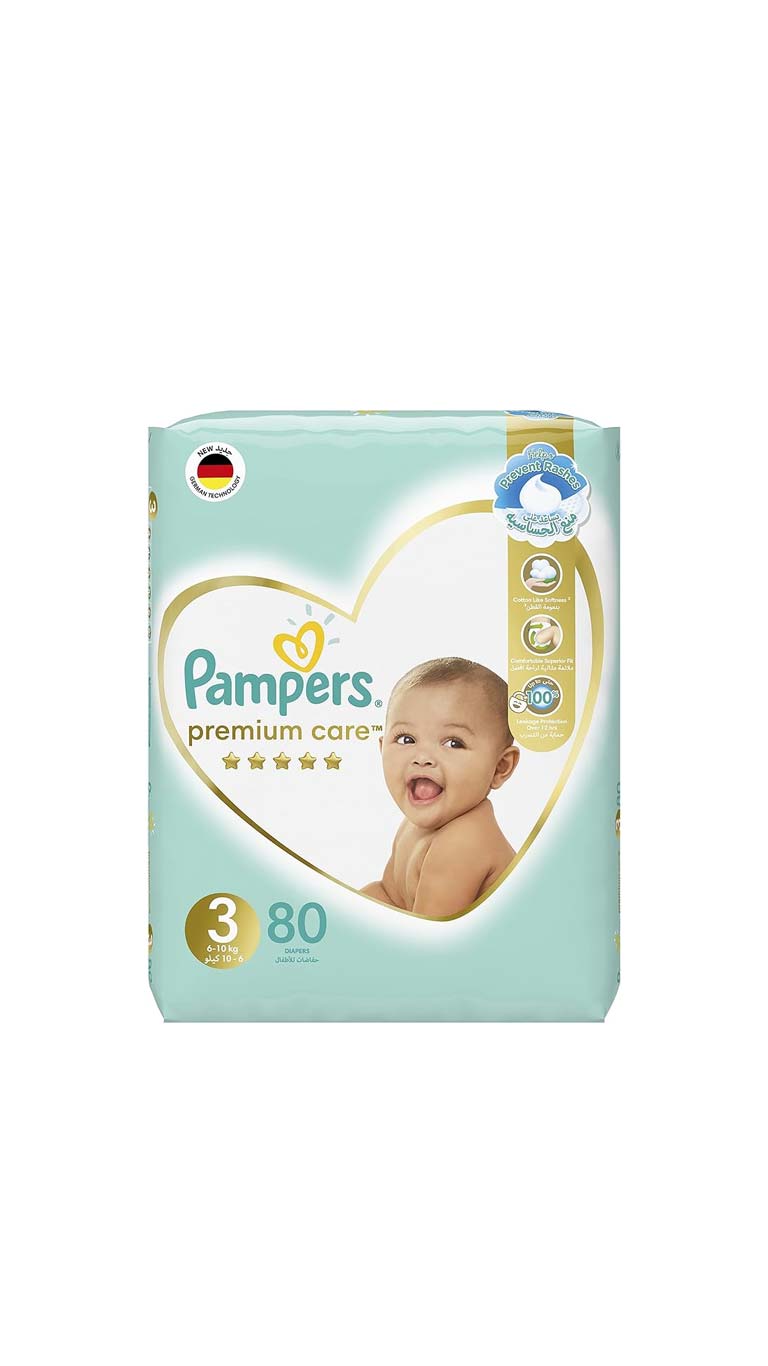 pampers 3 80 szt