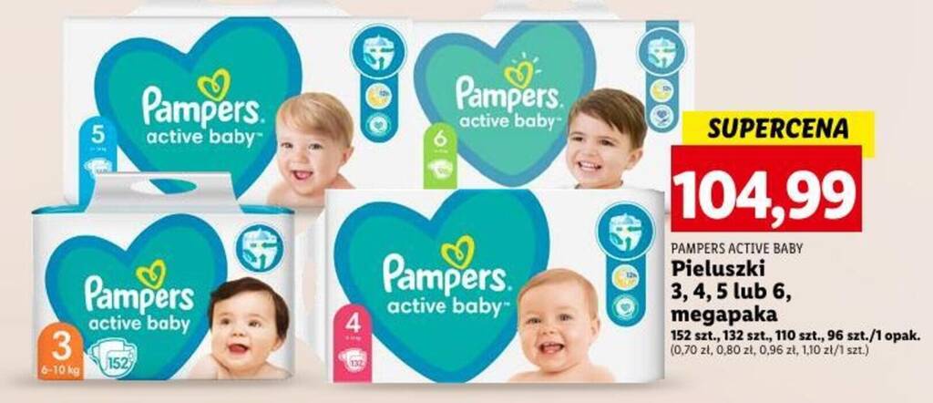 pampers 3 96 sztuk cena