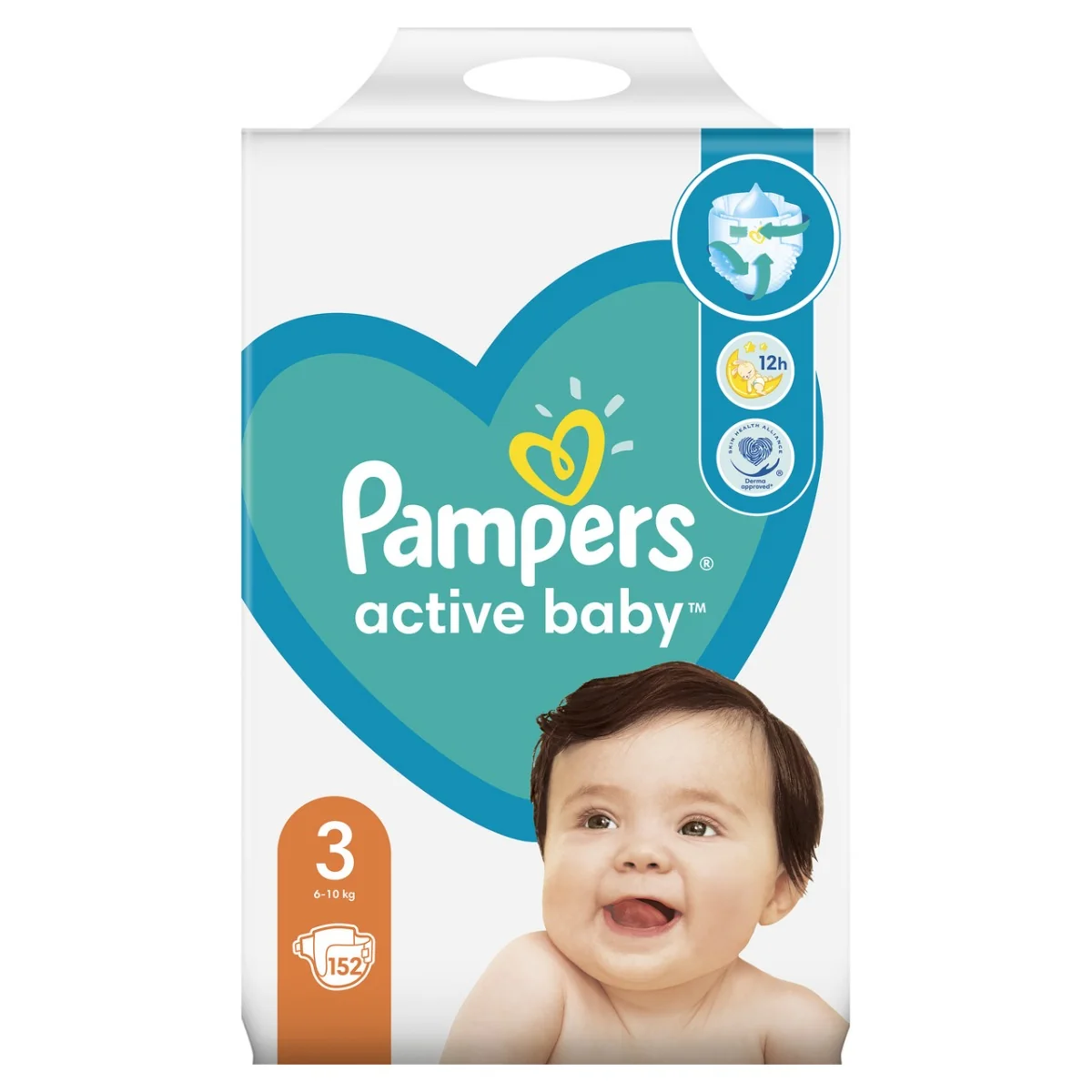 pampers 3 cena za 132 sztuki