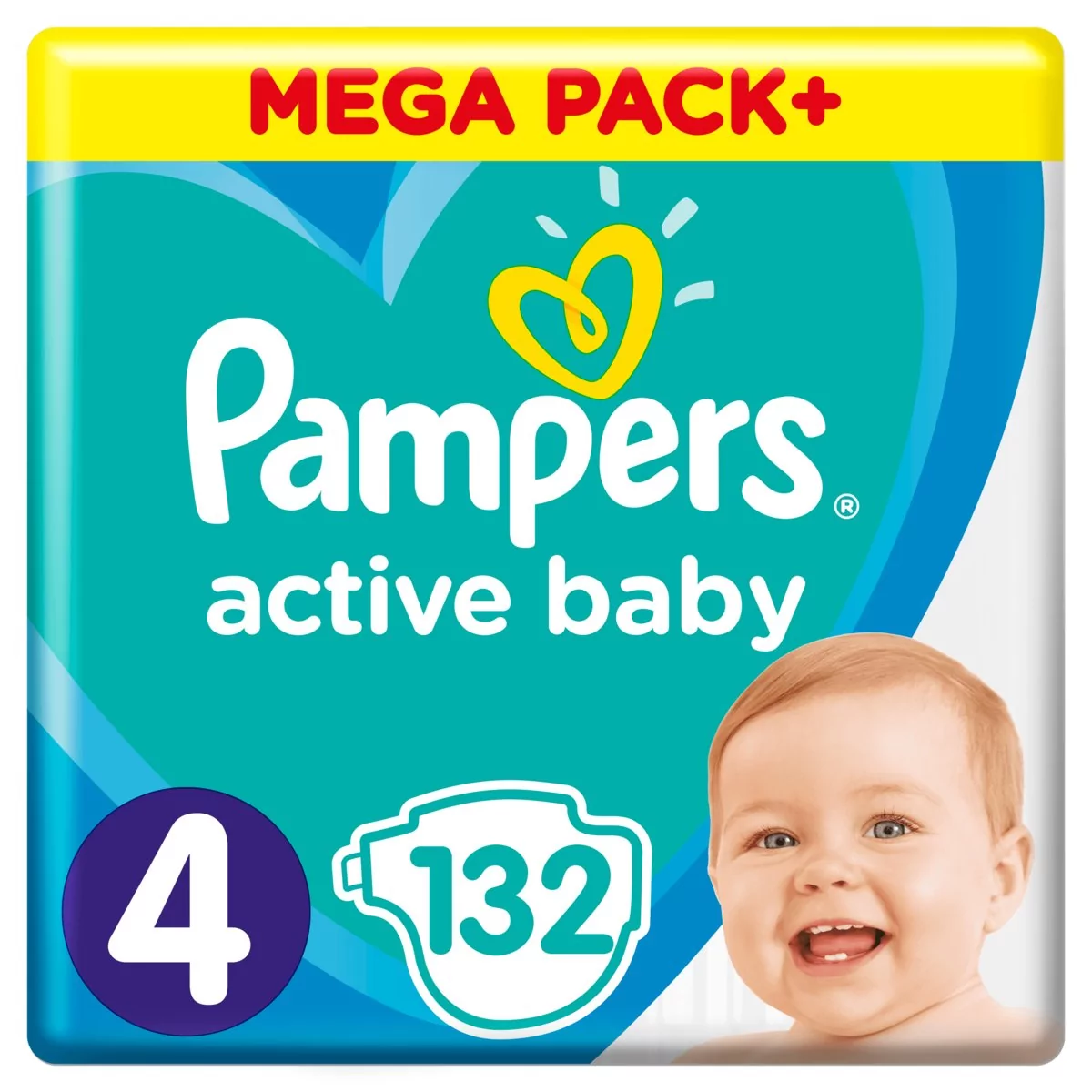 pampers 4 132 szt