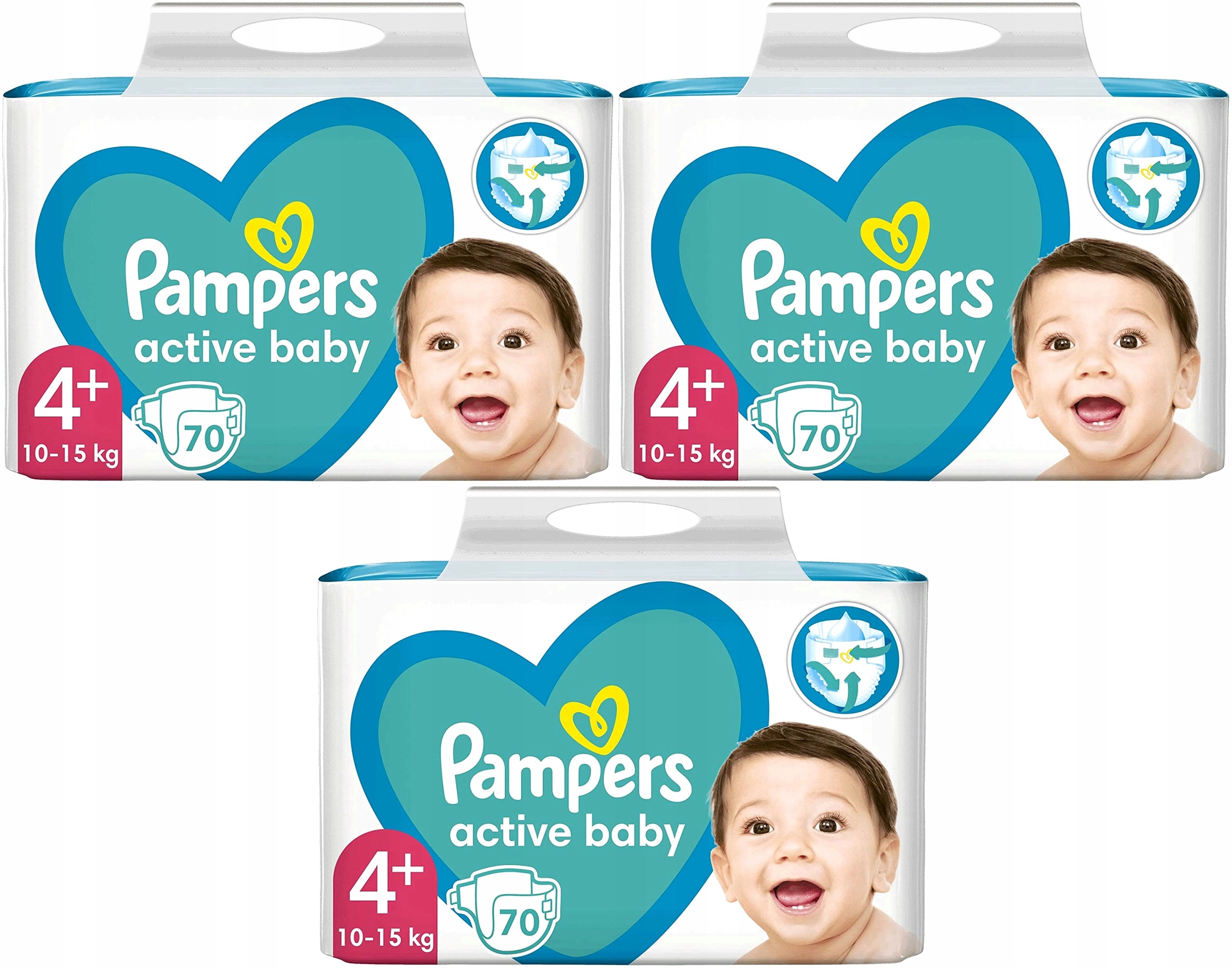 pampers 4 304 szt