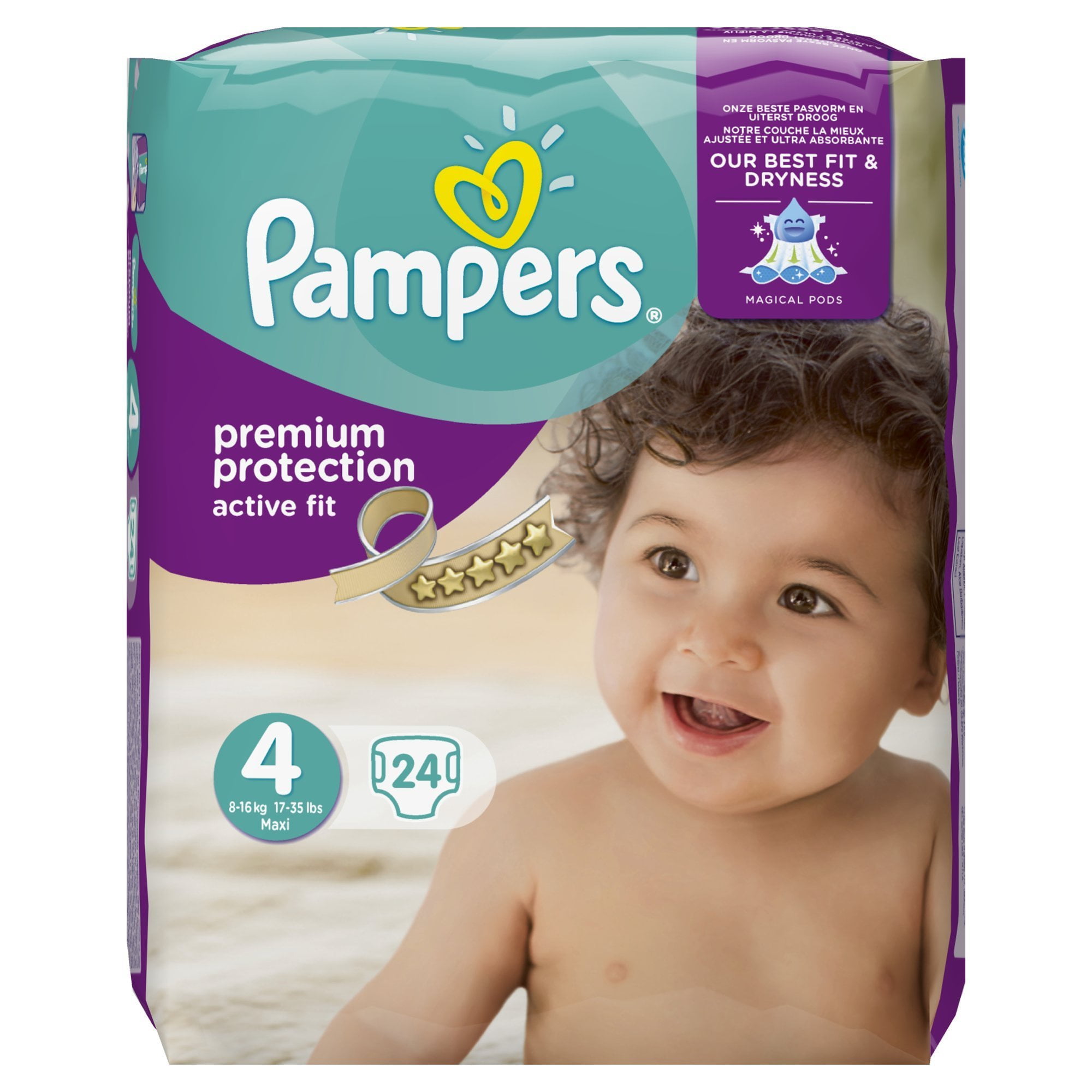 pampers 4 active fit