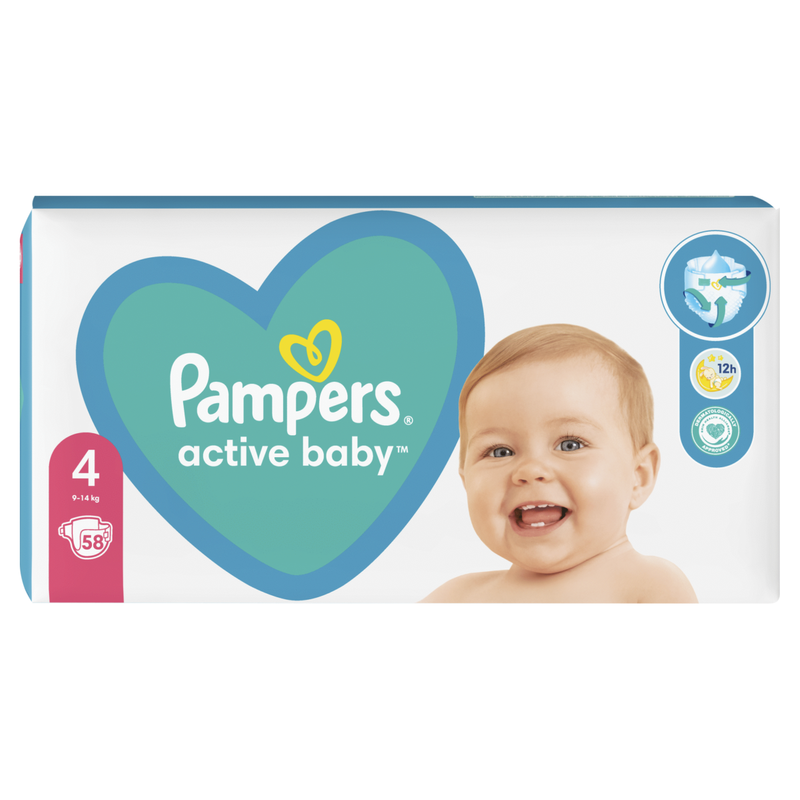 pampers 4 cena 58 sztuk