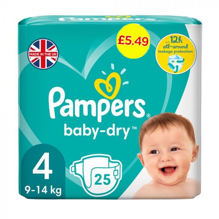 pampers 4 price compare uk