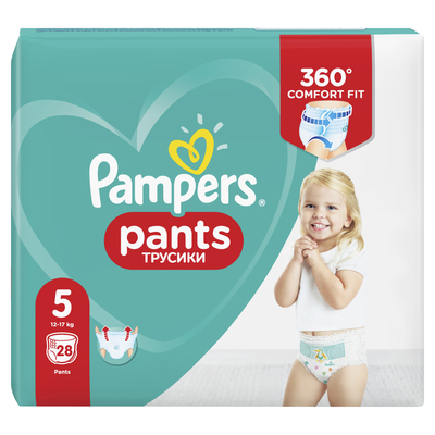 pampers 5 96 pants 28