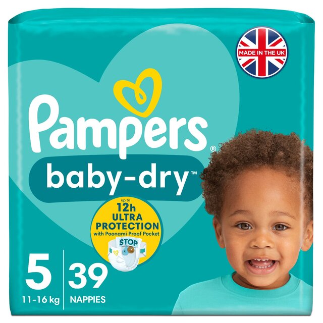 pampers 5 nappies