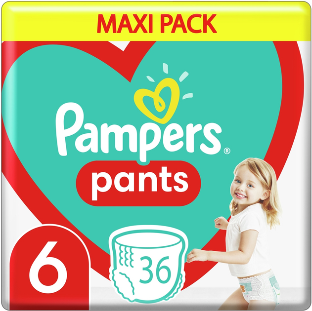 pampers 6 pants 36 szt