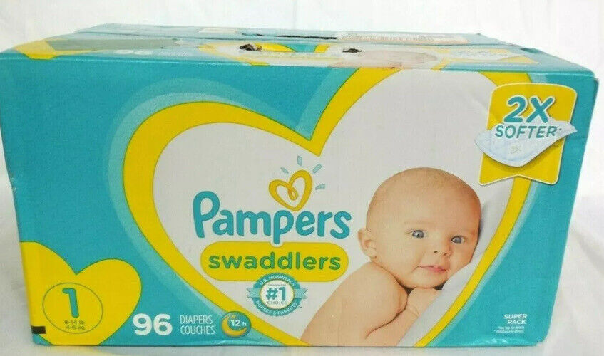 pampers 96 pack size 1