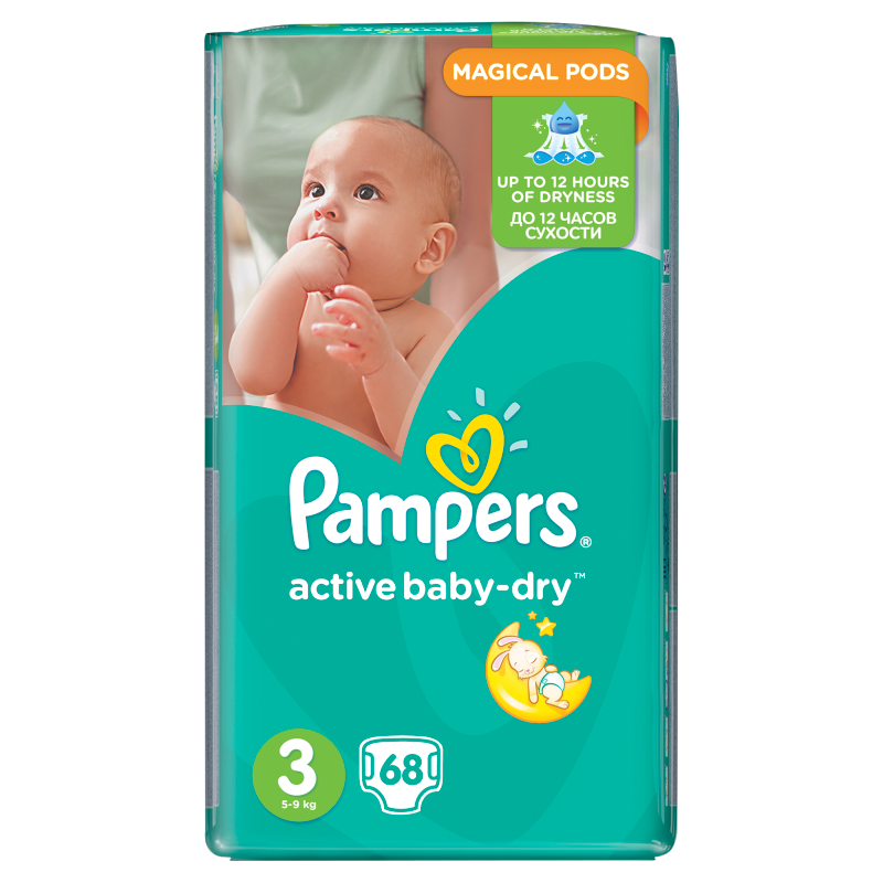 pampers activ dry 3 midi