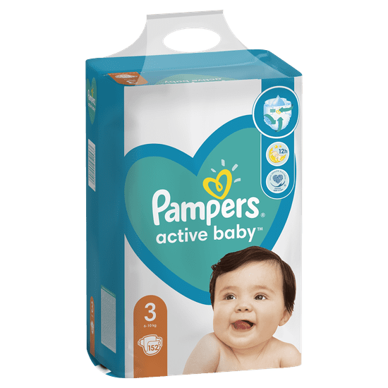 pampers active 3 mega pack 152 cena