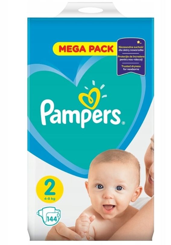 pampers active baby 2 144szt