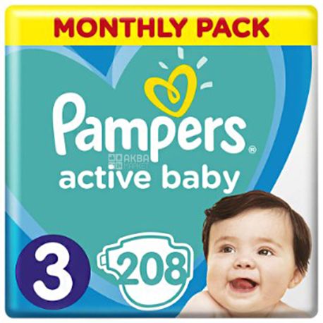 pampers active baby 208