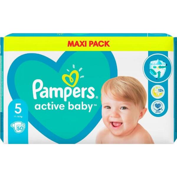 pampers active baby 5 50szt