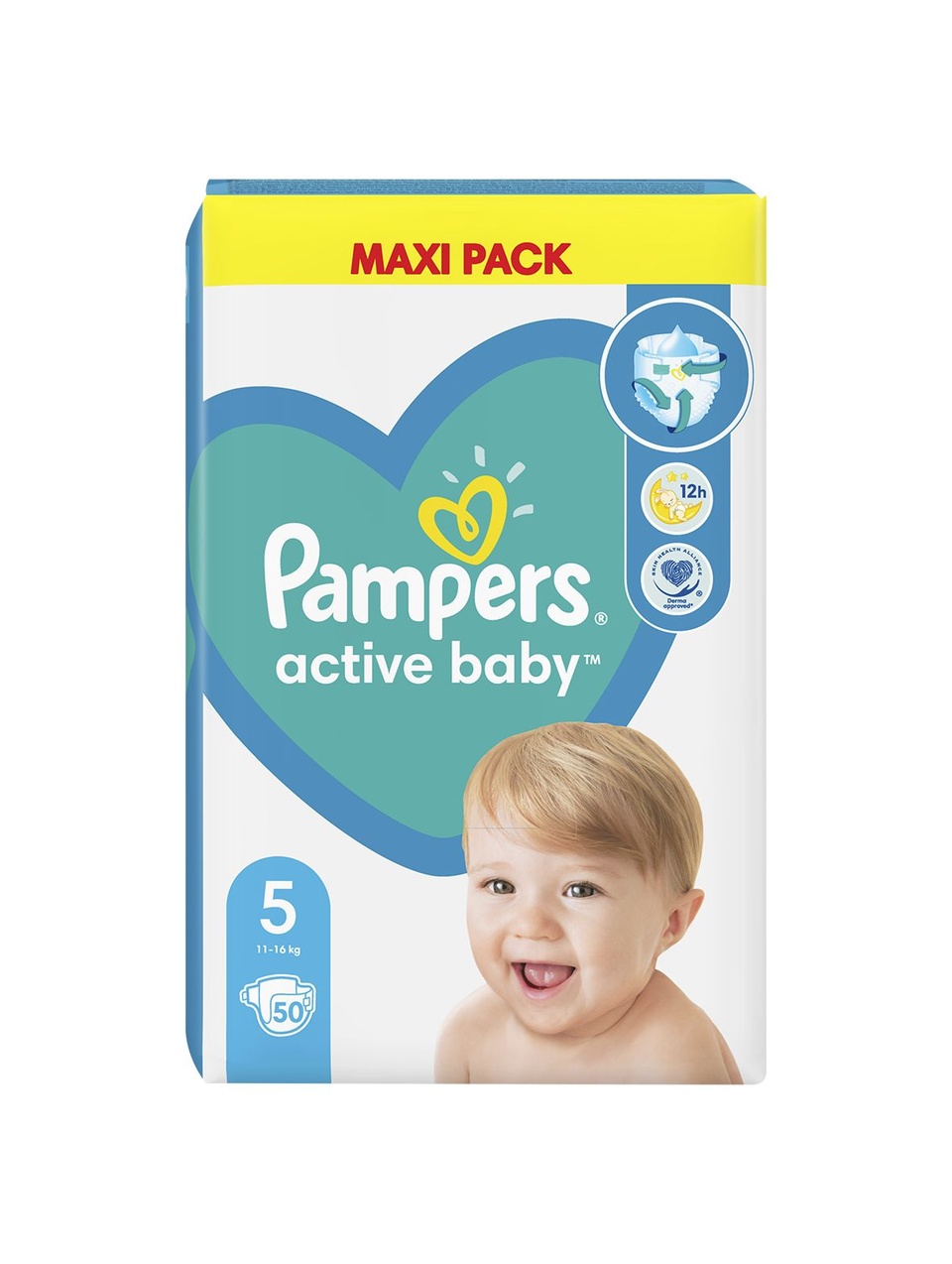 pampers active baby 5 50szt