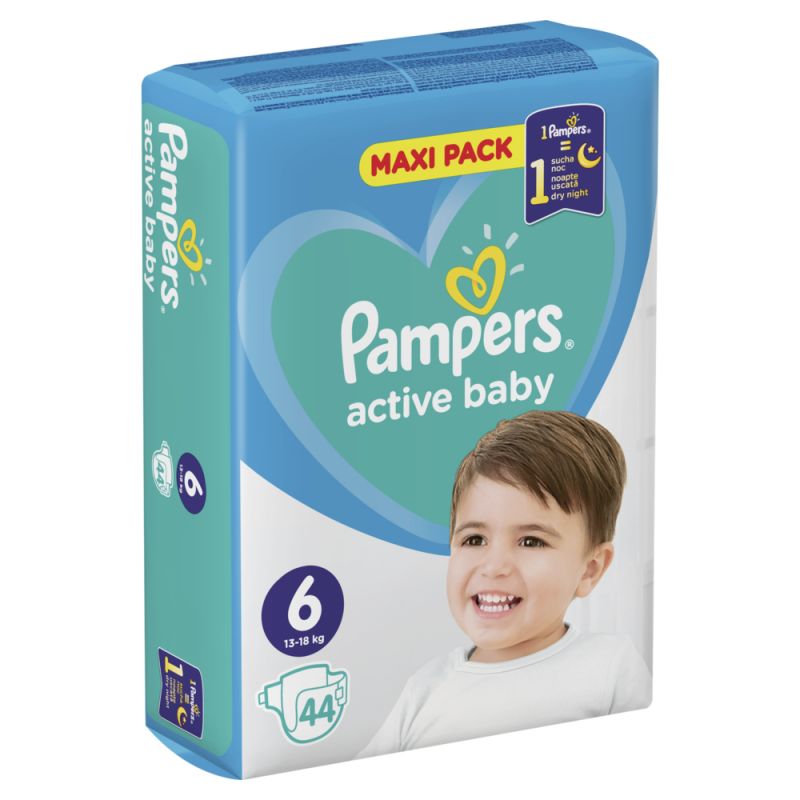 pampers active baby 6 44 szt