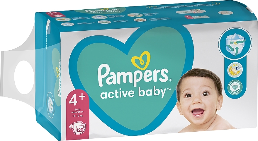 pampers active baby-dry 3 208szt