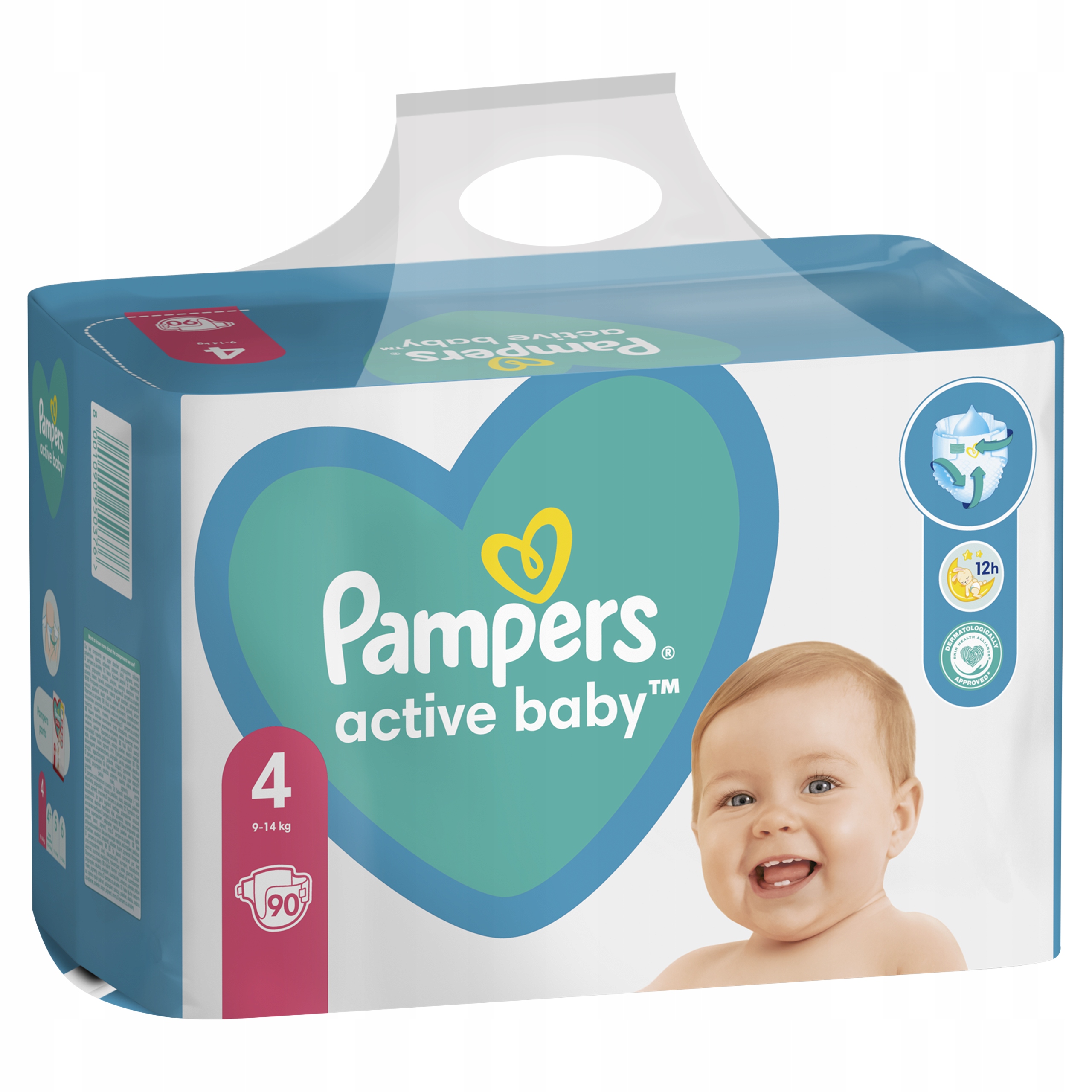 pampers active baby dry 4 8-14 kg 90 sztuk cena